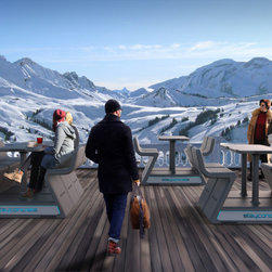 beton_heated benches - Furniture