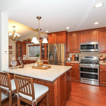 Kitchen Remodeling in a Split Level Home in Bartlett IL for Jim and Eliot K