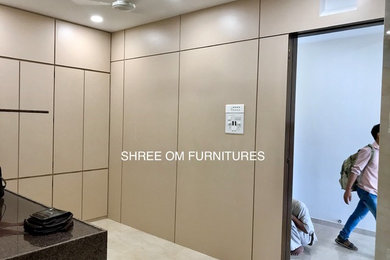 3 BHK Apartment Furniture work executed by us at L&T Crescent Bay, Parel.
