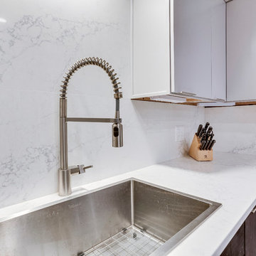 Contemporary Kitchen & Aquarium Design Falls Church, VA