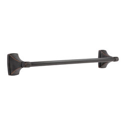 18" Oil-Rubbed Bronze Towel Bar Clarendon BH26503ORB - Towel Bars