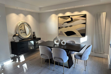 Design ideas for a dining room in London.