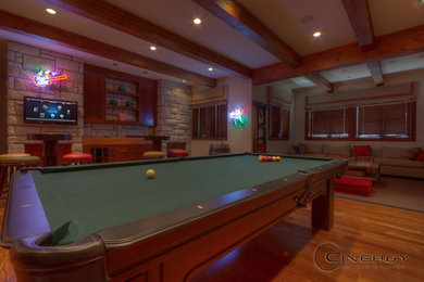 Basement - traditional basement idea in Calgary