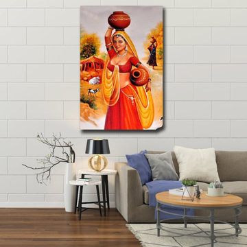 Indian Village Women Painting