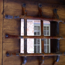 Courtyard Entry Gate Iron Detail - Windows And Doors