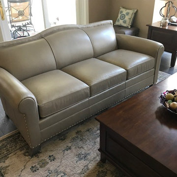 Custom Sofa: Transitional Living Room