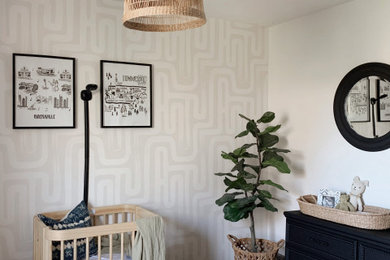 Example of a minimalist nursery design