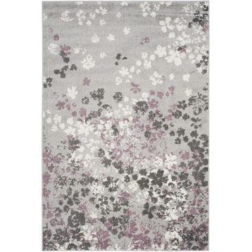 Safavieh Adirondack Collection ADR115 Rug, Light Grey/Purple, 6'x9'