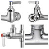 Aquaterior Commercial Pre-Rinse Faucet Swivel CUPC NSF ANSI 12" Add-On Faucet