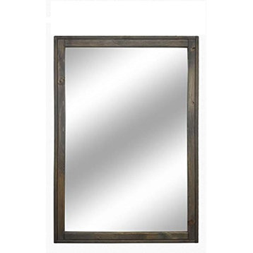 Classic Gray Sydney Style Vanity Mirror, 30"x36"