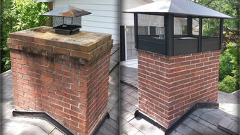 Chimney Cap Upgrade, Before and After