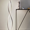 Brightech Twist - Modern LED Spiral Floor Lamp for Living Room Bright Lighting,