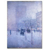Childe Hassam 'Late Afternoon New York Winter' Canvas Art, 32 x 24