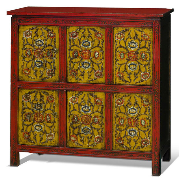 Hand-Painted Tibetan Chest - Asian - Accent Chests And Cabinets - by