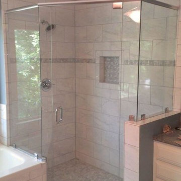 Clean-line Custom Shower Enclosure