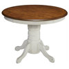 Homestyles French Countryside Wood Dining Table in Off White