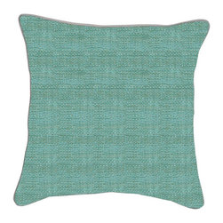 Textured Hues Lagoon Pillow - Decorative Pillows
