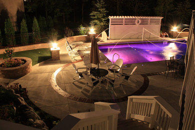 Example of a classic pool design in Milwaukee