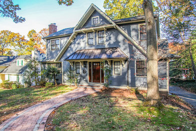 Craftsman exterior home idea in New York