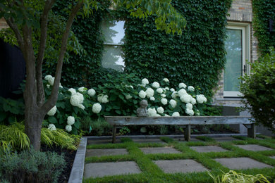 This is an example of a transitional landscaping in Toronto.