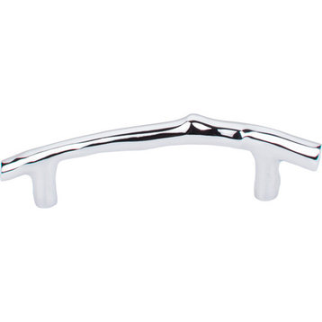 Top Knobs  -  Aspen II Twig Pull 3 1/2" (c-c) - Polished Chrome