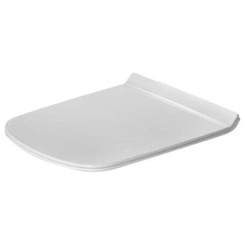 Duravit 006059 DuraStyle Elongated Closed-Front Toilet Seat - White