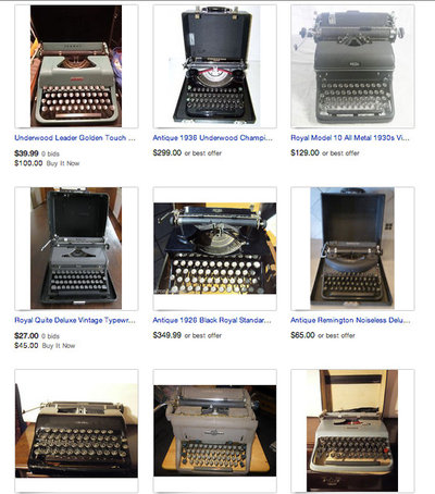 Hunt and Peck for New Ways With Vintage Typewriters