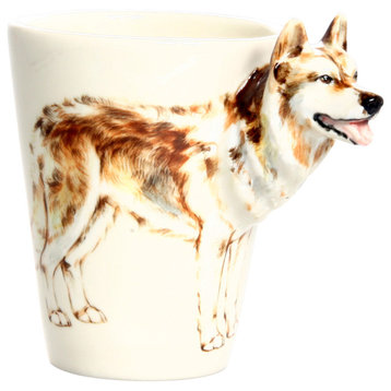 Wolf 3D Ceramic Mug