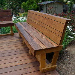 Ipe Hardwood Bench - Outdoor Benches