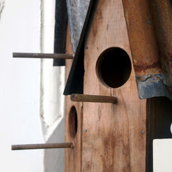 Recycled timber & corrugated iron birdhouses by Boodle Concepts. - Accessories and Decor