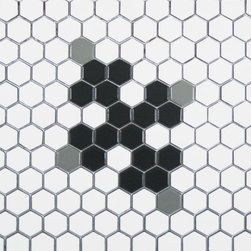 Crest Hex Tile Pattern Made to Order at MosaicTile.com - Mosaic Tile