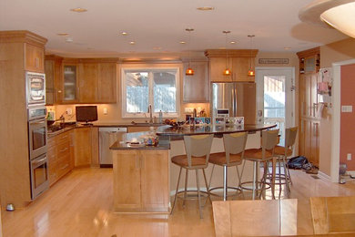 Transitional kitchen photo in Other