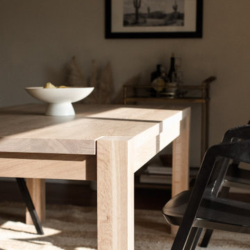 'Nova' White Oak Custom Dining Table