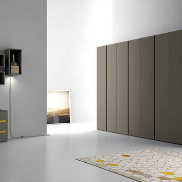 Modern Italian wardrobs, walk-in closets, libraries & wall units.