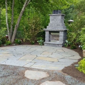 fireplace / patio
