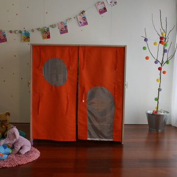 Indoor Playhouse, Kids Office, Toy Storage and Playroom