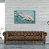 Dave Bartholet Grey Whale Bandon Oregon Art Print, 30"x45"