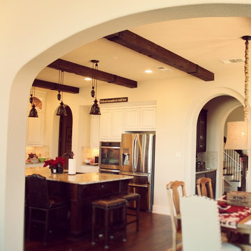 Kitchen/Dining room beams