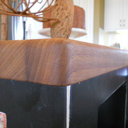 Natural Wood, Eased Edge, Radius Corners - Kitchen Countertops