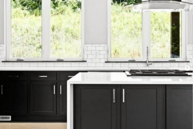 Example of a trendy home design design in Other