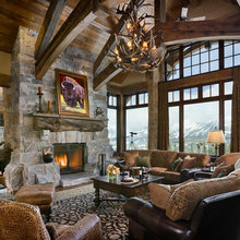 rustic living room