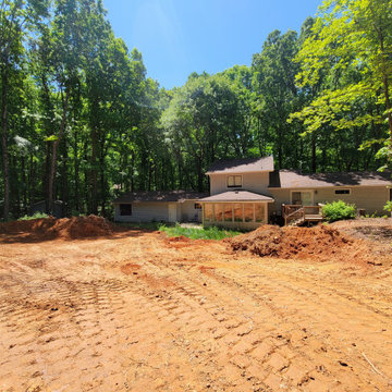 Site Prep for Backyard Renovation and Pool Installation