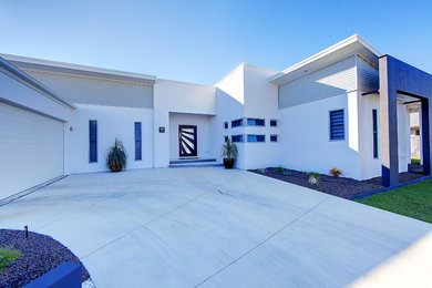 Large contemporary home design in Townsville.