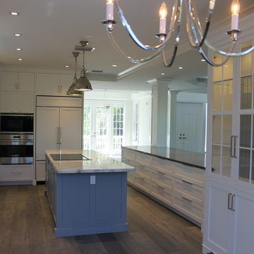 Custom Kitchen Cabinetry and Built-In China Cabinet