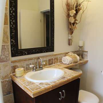 bathroom staging