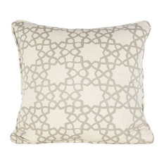 Alhambra Stars Cushion, Mushroom