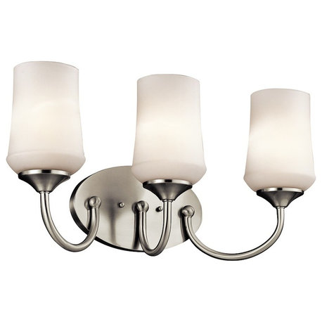 Bath 3-Light, Brushed Nickel, Standard