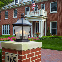 Brass Light Gallery - London Lantern Column Mount - Post Lights