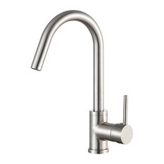 ANZZI Farnese Single Handle Standard Kitchen Faucet, Brushed Nickel