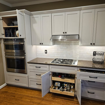Transitional Kitchen Remodel Done With Cabinet Refacing